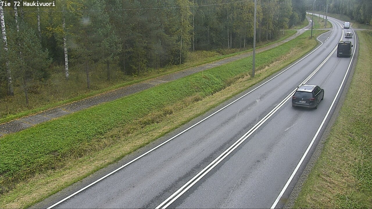 Weather Camera Image Road 72 Haukivuori, Mikkeli, Etelä-Savo