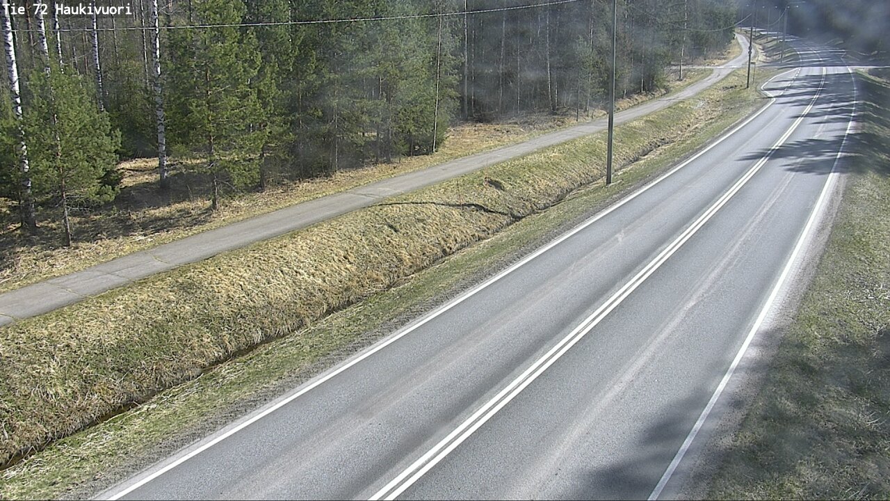 Weather Camera Image Väg 72 Haukivuori, Mikkeli, Etelä-Savo