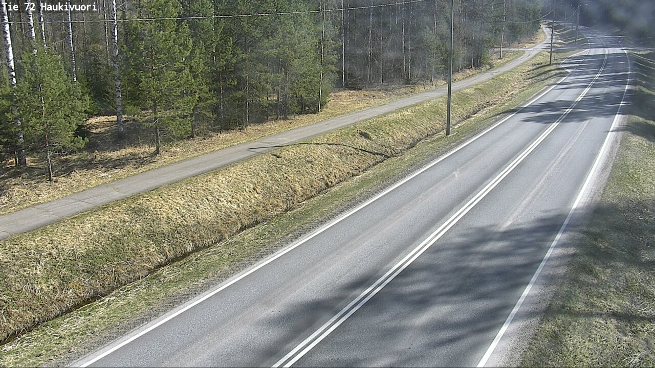 Weather Camera Image Väg 72 Haukivuori, Mikkeli, Etelä-Savo