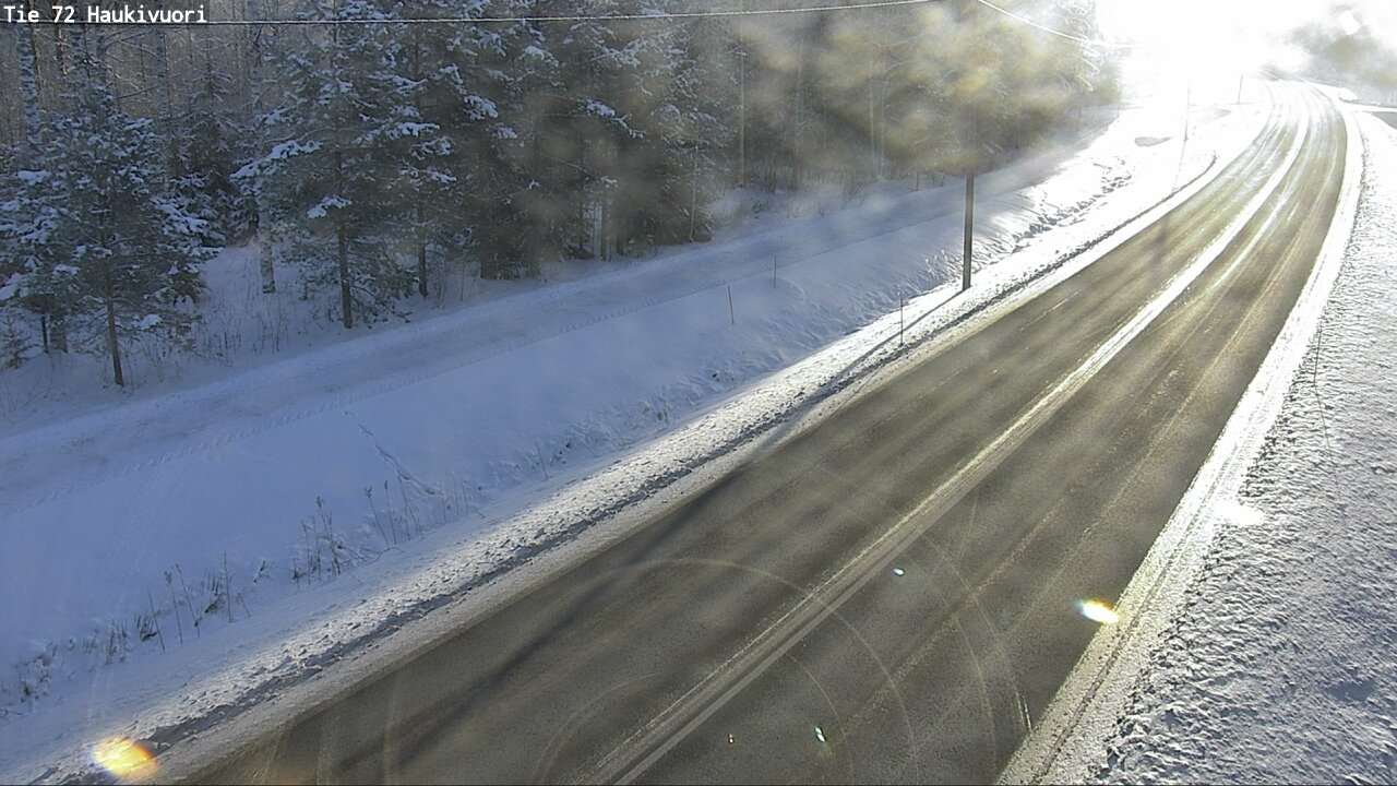 Weather Camera Image Väg 72 Haukivuori, Mikkeli, Etelä-Savo