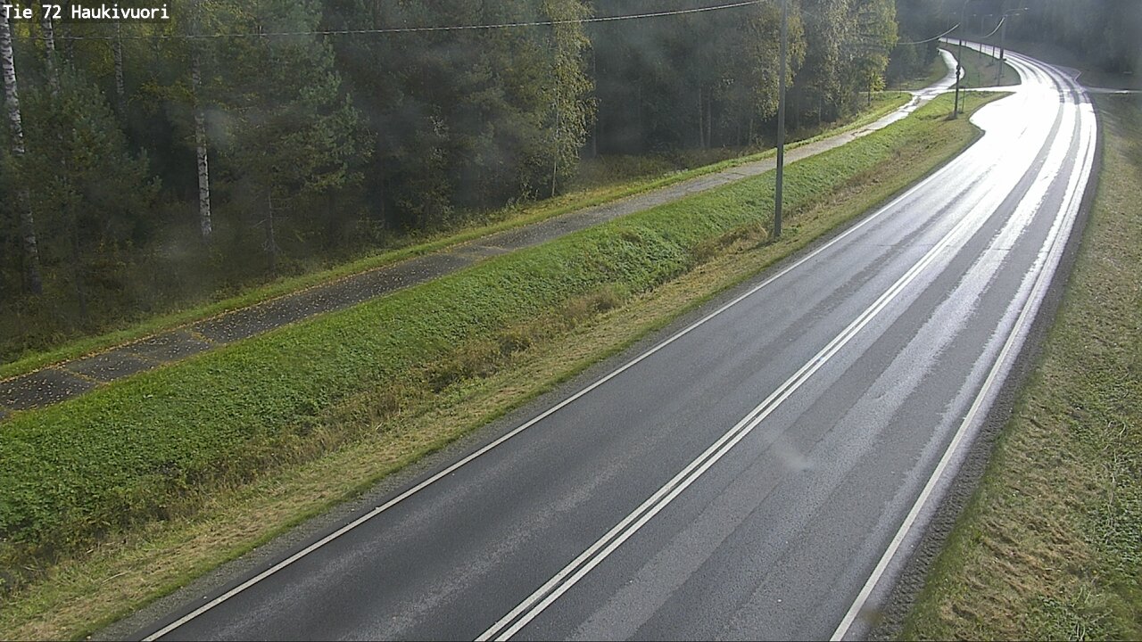 Weather Camera Image Road 72 Haukivuori, Mikkeli, Etelä-Savo