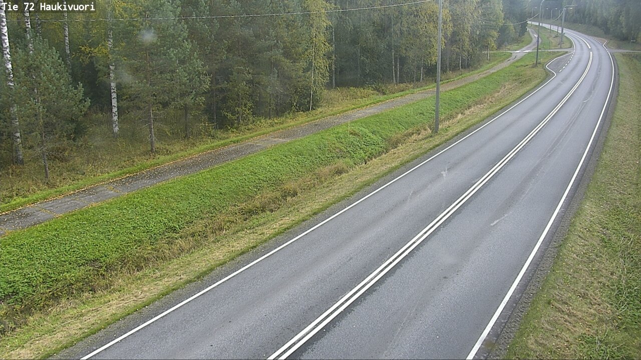 Weather Camera Image Road 72 Haukivuori, Mikkeli, Etelä-Savo