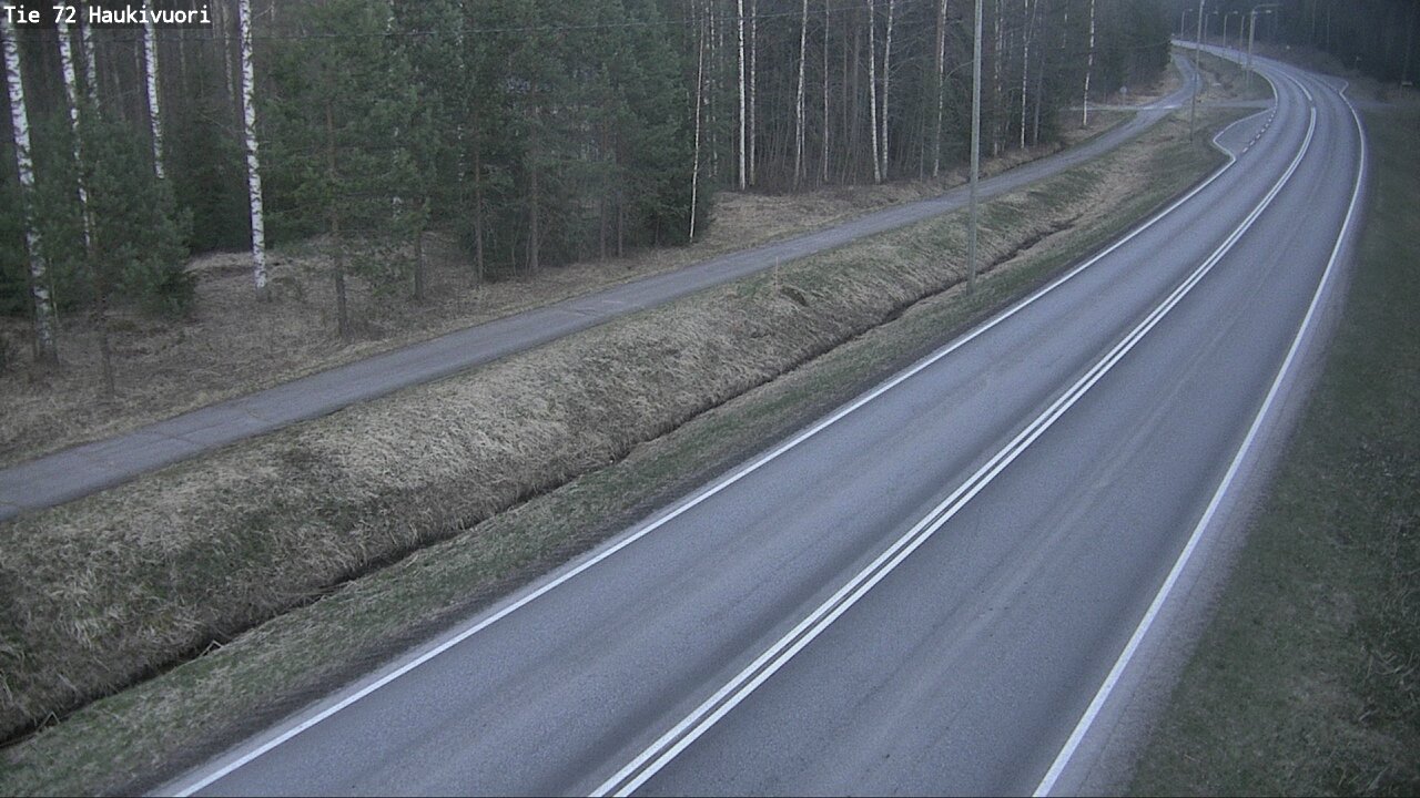 Weather Camera Image Väg 72 Haukivuori, Mikkeli, Etelä-Savo