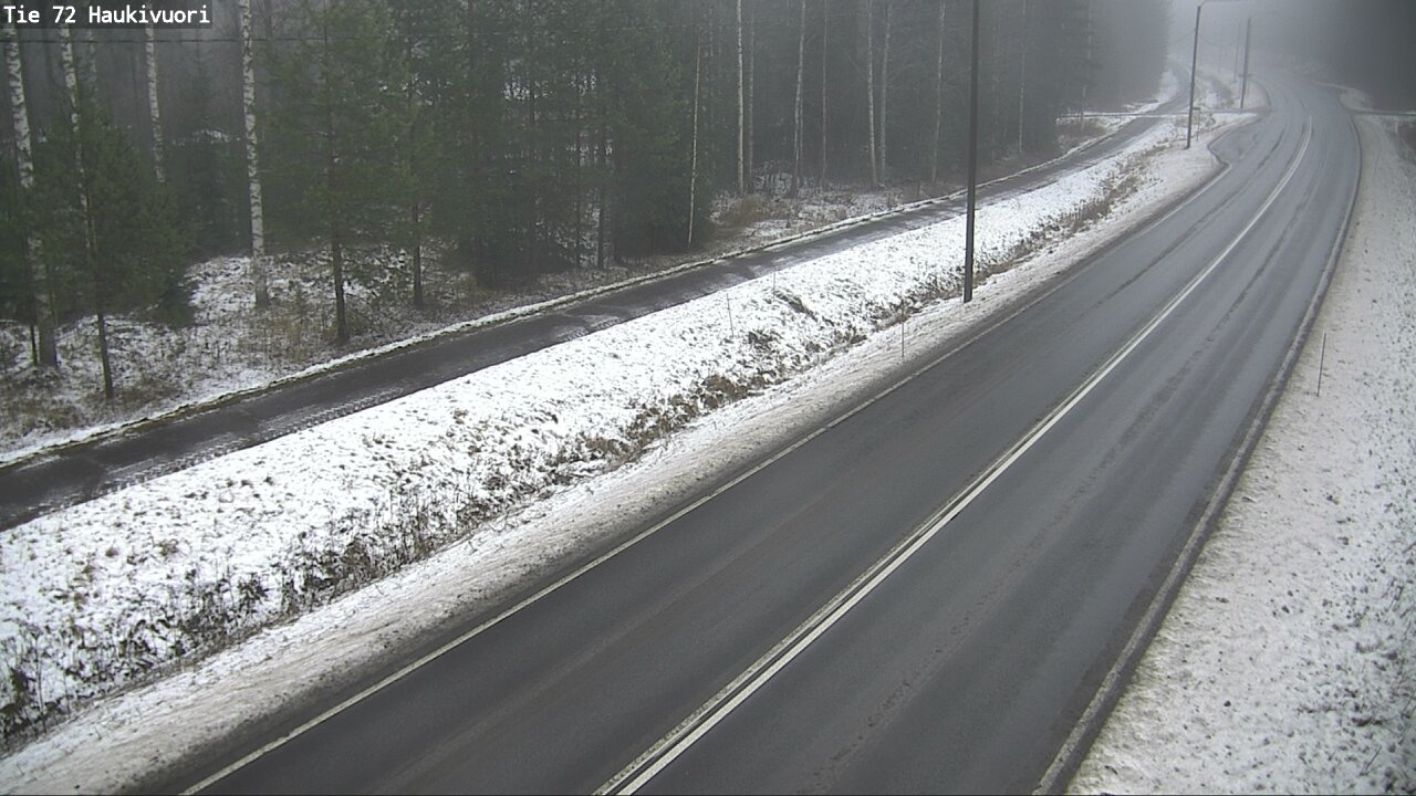 Weather Camera Image Väg 72 Haukivuori, Mikkeli, Etelä-Savo