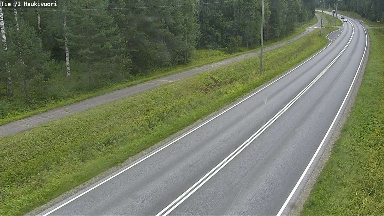 Weather Camera Image Road 72 Haukivuori, Mikkeli, Etelä-Savo