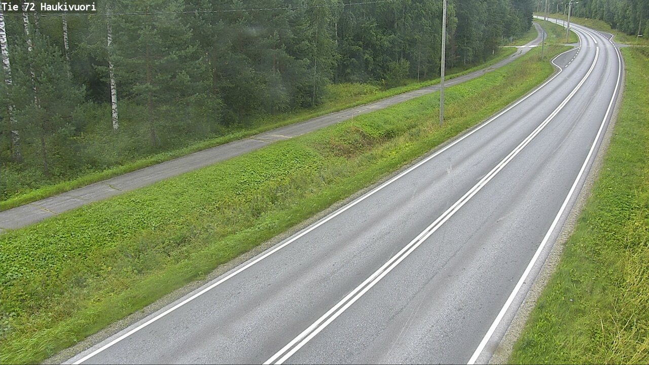 Weather Camera Image Väg 72 Haukivuori, Mikkeli, Etelä-Savo