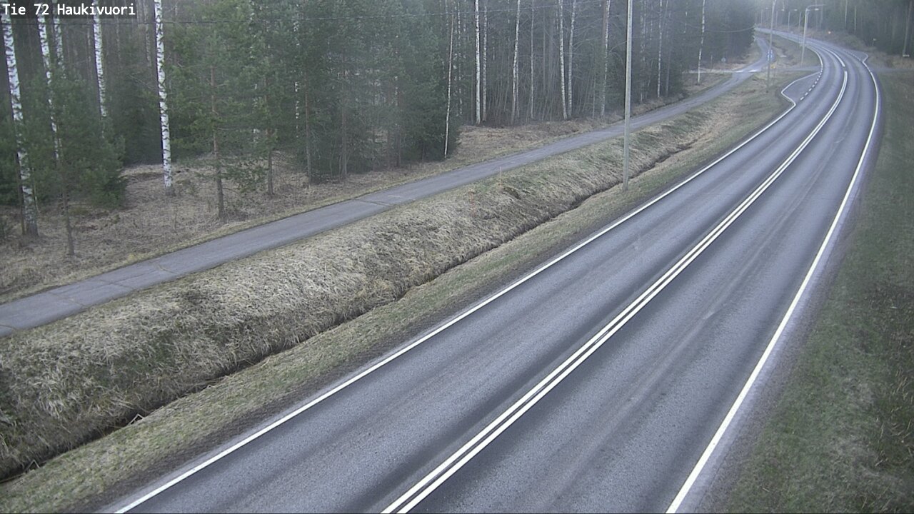 Weather Camera Image Väg 72 Haukivuori, Mikkeli, Etelä-Savo