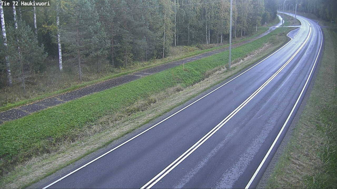 Weather Camera Image Road 72 Haukivuori, Mikkeli, Etelä-Savo