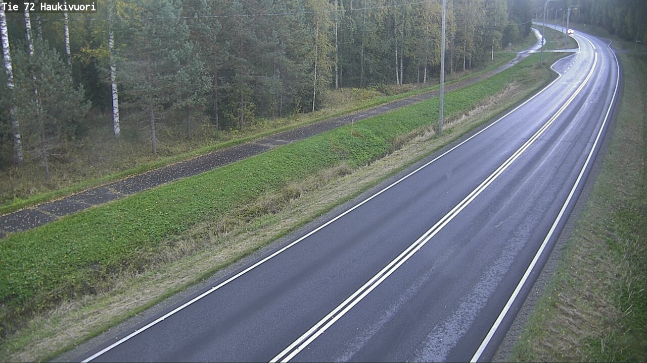 Weather Camera Image Road 72 Haukivuori, Mikkeli, Etelä-Savo