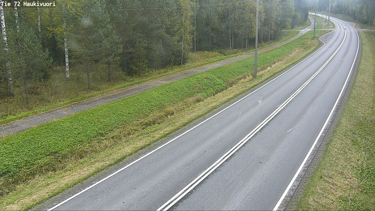Weather Camera Image Väg 72 Haukivuori, Mikkeli, Etelä-Savo