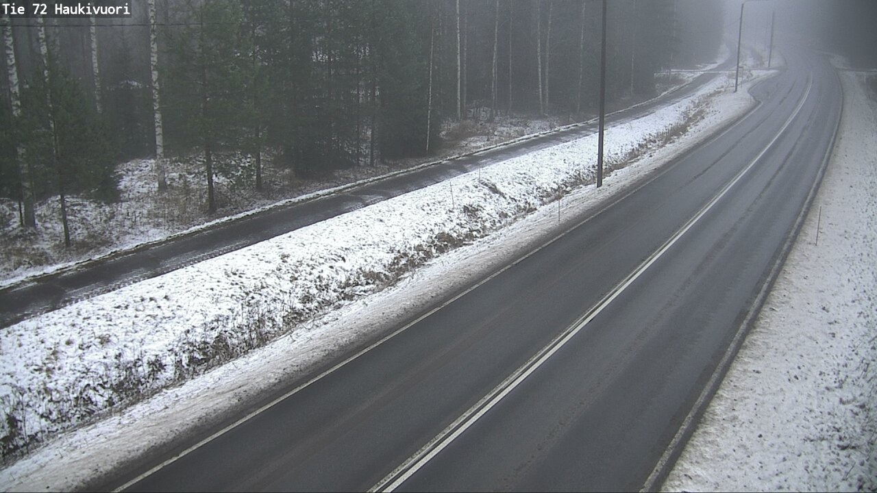 Weather Camera Image Väg 72 Haukivuori, Mikkeli, Etelä-Savo