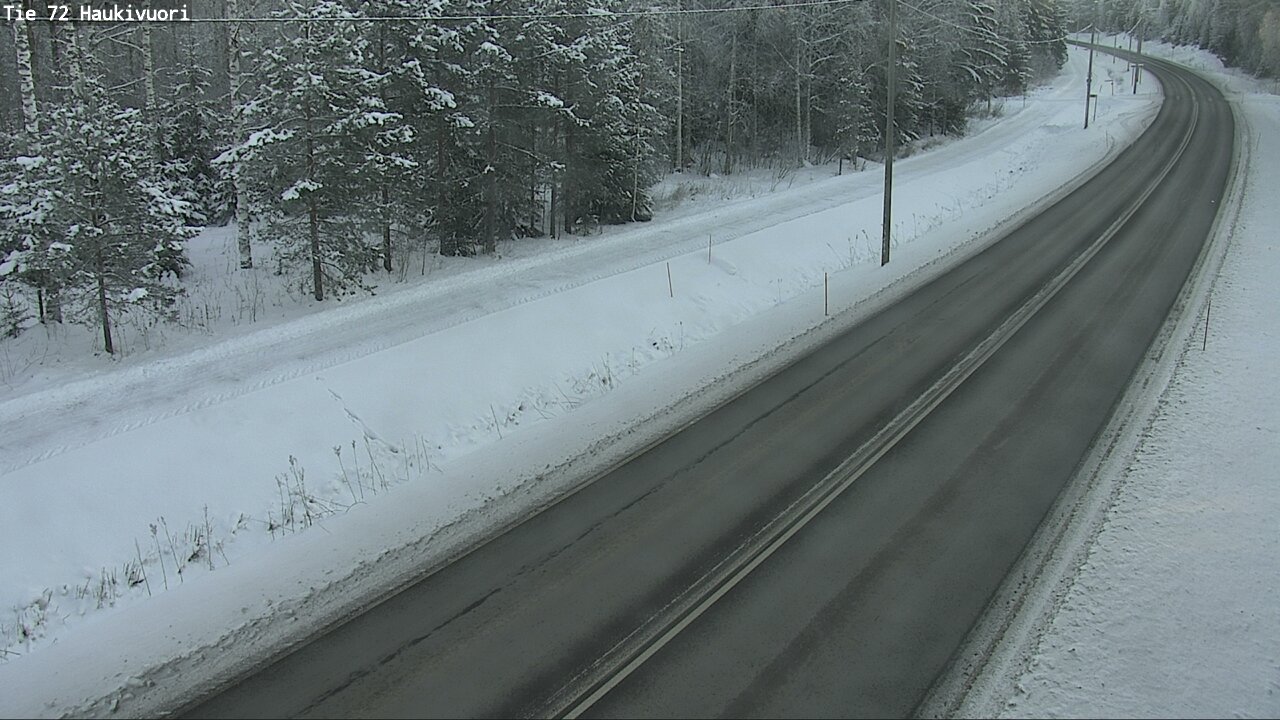 Weather Camera Image Väg 72 Haukivuori, Mikkeli, Etelä-Savo