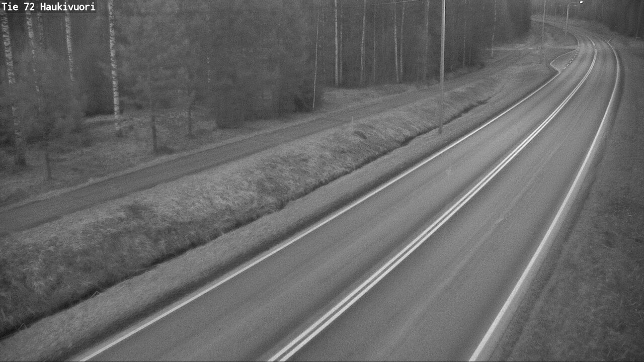Weather Camera Image Road 72 Haukivuori, Mikkeli, Etelä-Savo