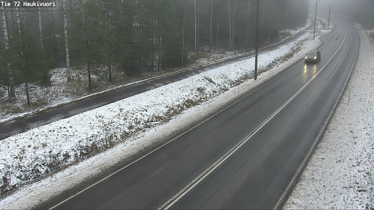 Weather Camera Image Väg 72 Haukivuori, Mikkeli, Etelä-Savo