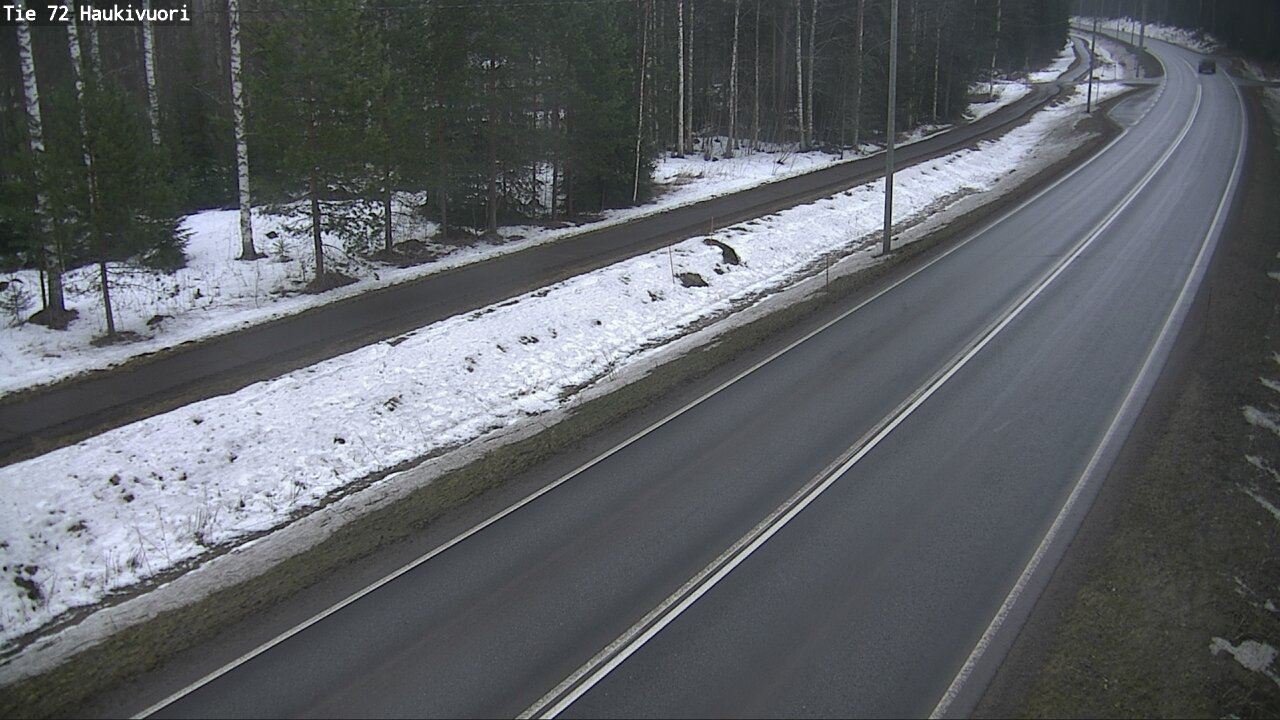 Weather Camera Image Road 72 Haukivuori, Mikkeli, Etelä-Savo