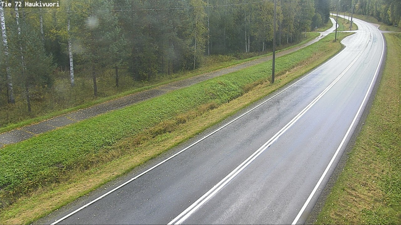 Weather Camera Image Road 72 Haukivuori, Mikkeli, Etelä-Savo