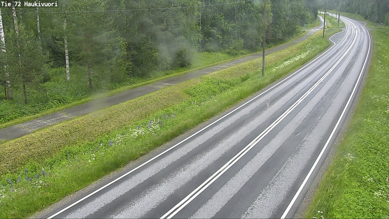 Weather Camera Image Väg 72 Haukivuori, Mikkeli, Etelä-Savo