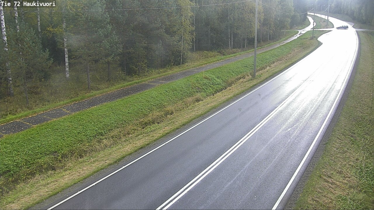 Weather Camera Image Road 72 Haukivuori, Mikkeli, Etelä-Savo