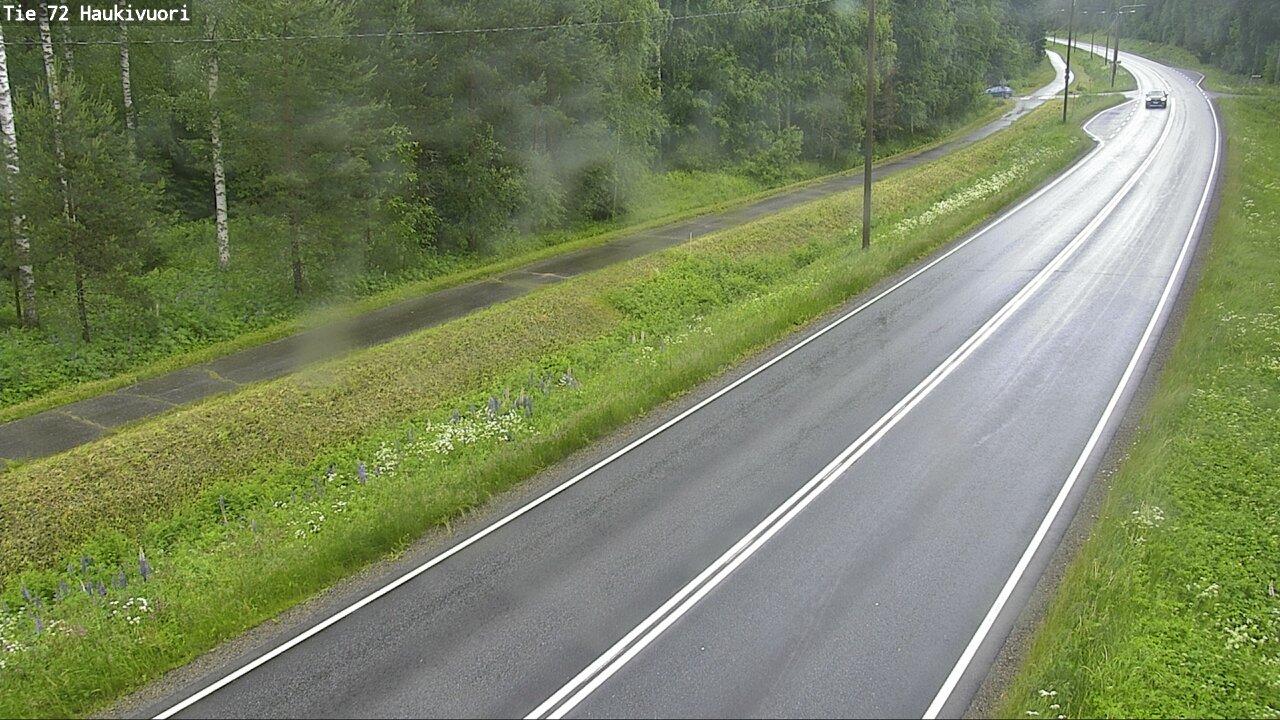 Weather Camera Image Road 72 Haukivuori, Mikkeli, Etelä-Savo