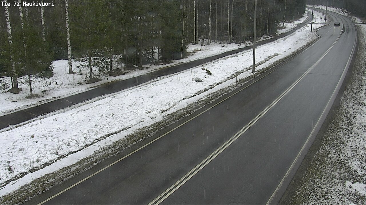 Weather Camera Image Väg 72 Haukivuori, Mikkeli, Etelä-Savo
