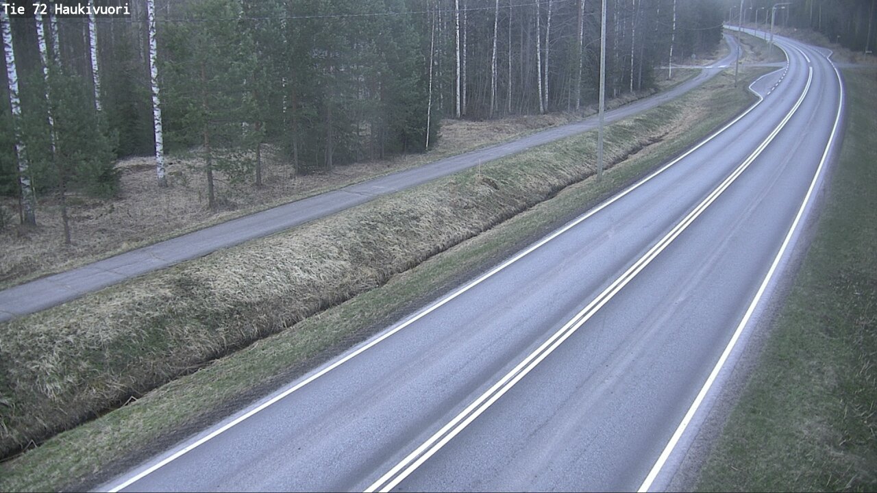 Weather Camera Image Road 72 Haukivuori, Mikkeli, Etelä-Savo