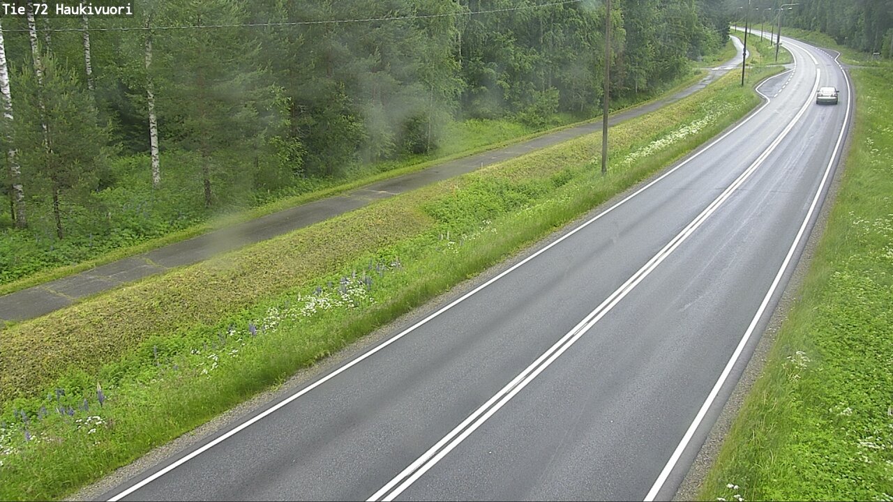 Weather Camera Image Väg 72 Haukivuori, Mikkeli, Etelä-Savo