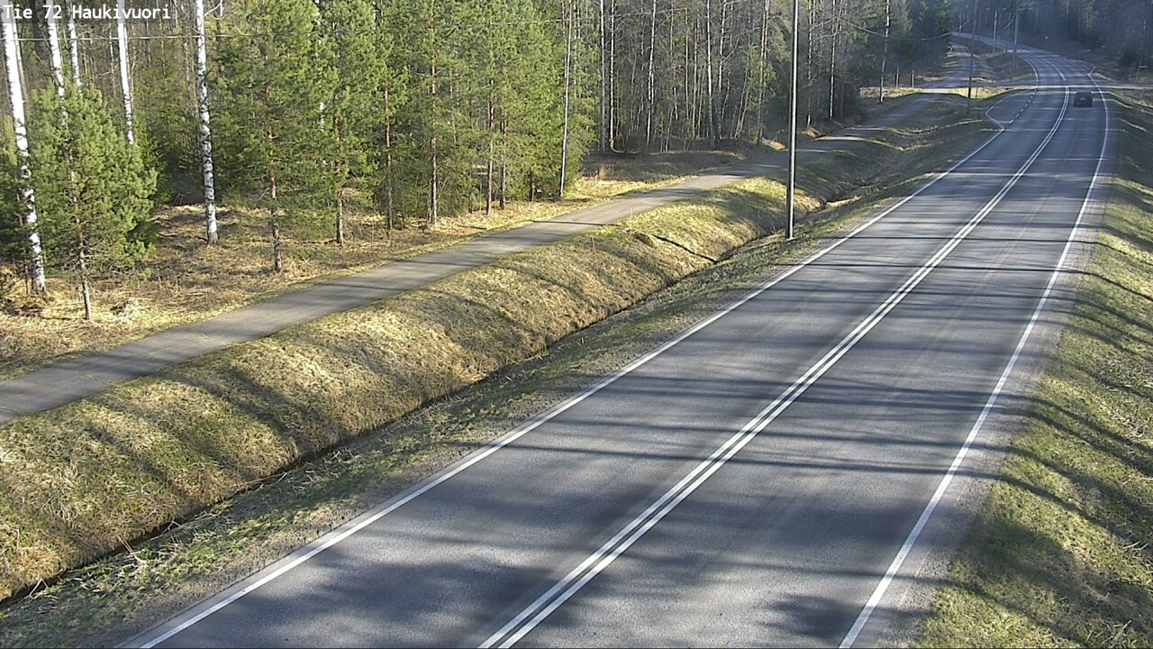 Weather Camera Image Väg 72 Haukivuori, Mikkeli, Etelä-Savo