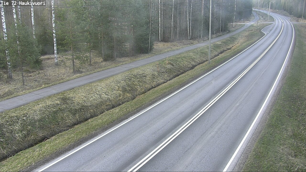 Weather Camera Image Road 72 Haukivuori, Mikkeli, Etelä-Savo
