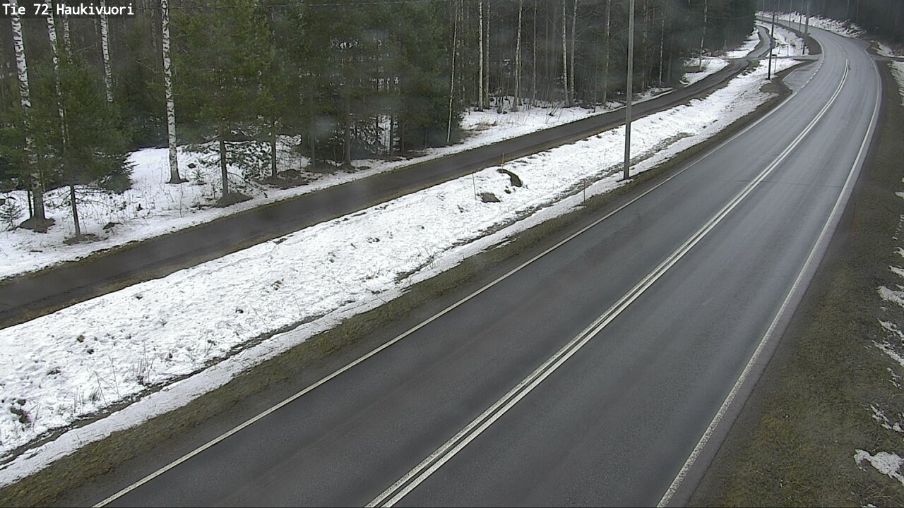 Weather Camera Image Väg 72 Haukivuori, Mikkeli, Etelä-Savo