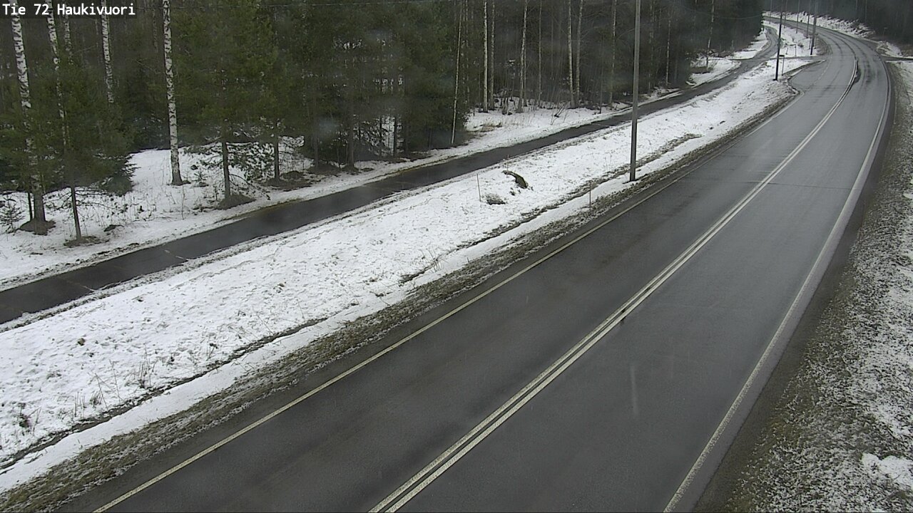 Weather Camera Image Väg 72 Haukivuori, Mikkeli, Etelä-Savo