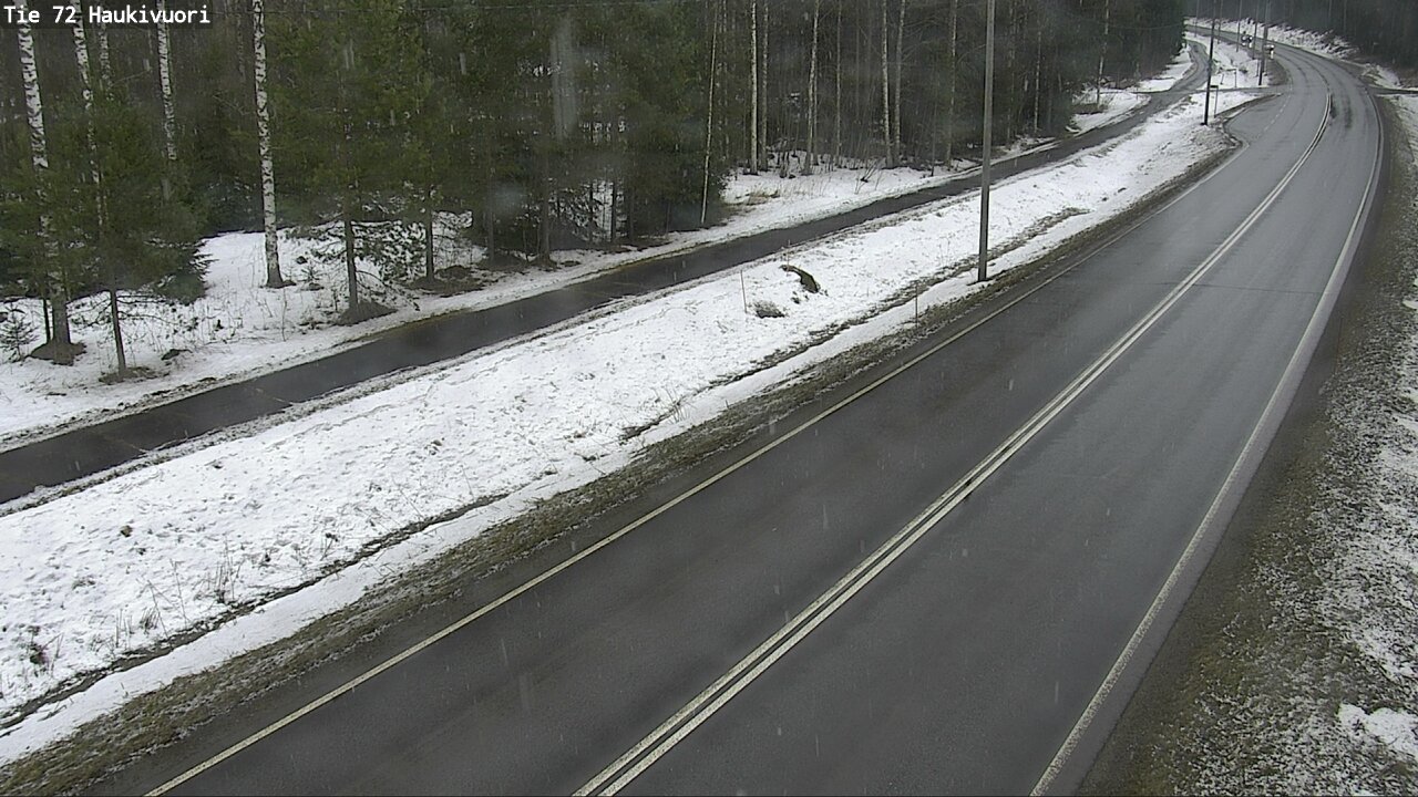 Weather Camera Image Väg 72 Haukivuori, Mikkeli, Etelä-Savo