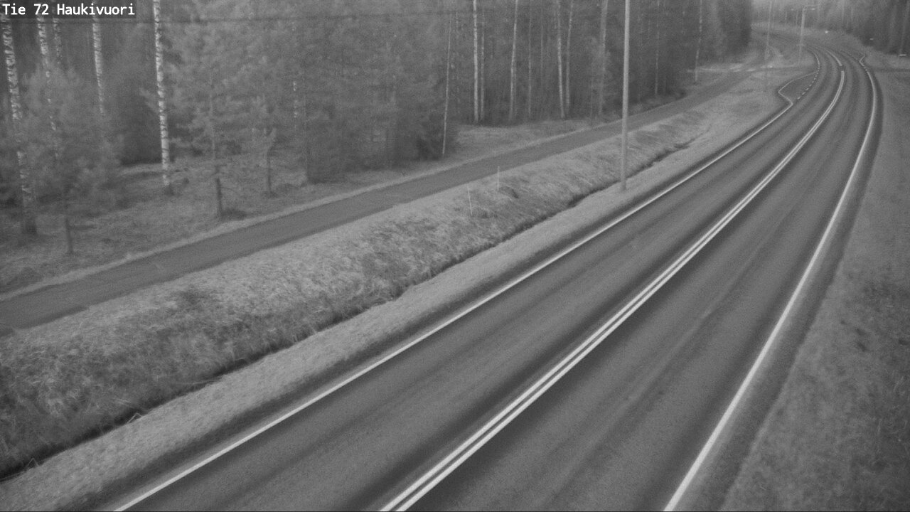 Weather Camera Image Väg 72 Haukivuori, Mikkeli, Etelä-Savo