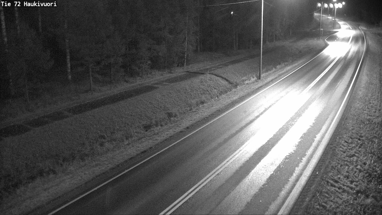 Weather Camera Image Road 72 Haukivuori, Mikkeli, Etelä-Savo