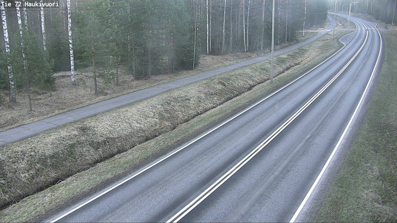 Weather Camera Image Väg 72 Haukivuori, Mikkeli, Etelä-Savo