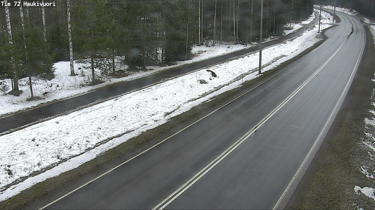 Weather Camera Image Väg 72 Haukivuori, Mikkeli, Etelä-Savo