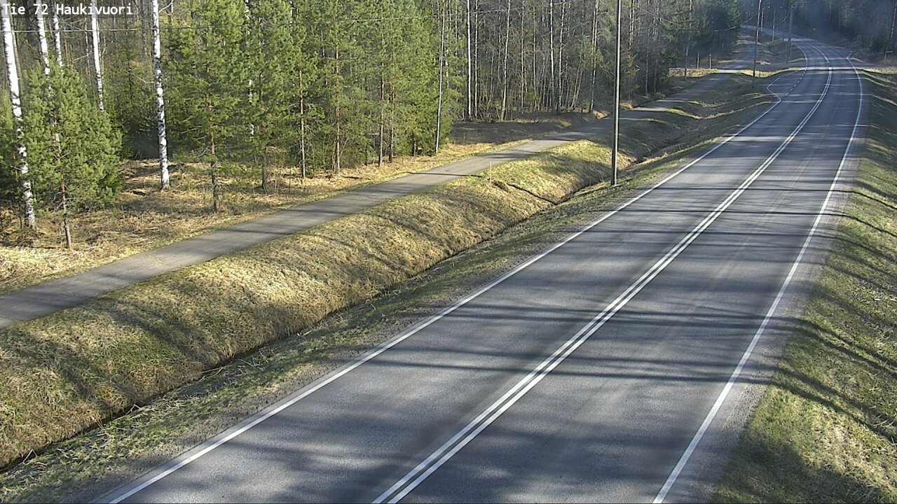 Weather Camera Image Väg 72 Haukivuori, Mikkeli, Etelä-Savo