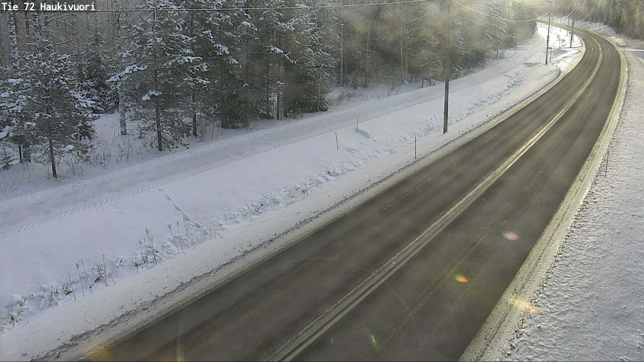 Weather Camera Image Väg 72 Haukivuori, Mikkeli, Etelä-Savo