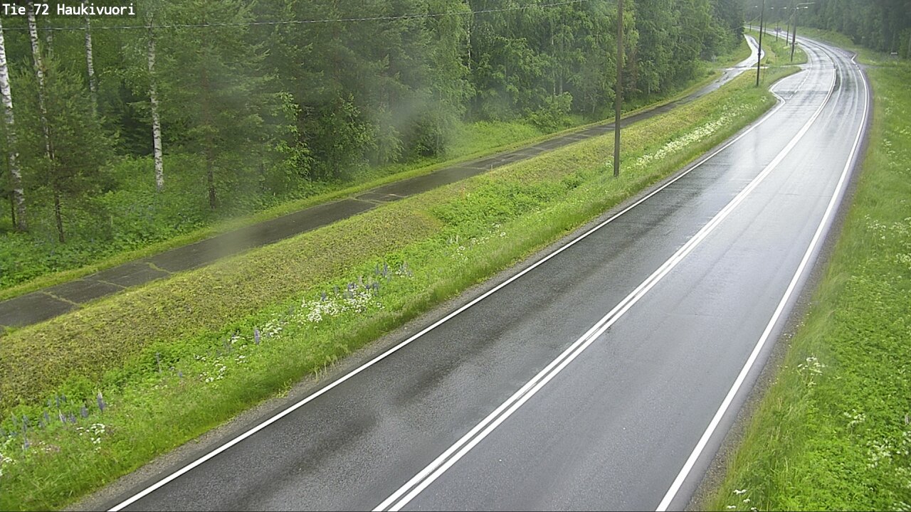 Weather Camera Image Road 72 Haukivuori, Mikkeli, Etelä-Savo