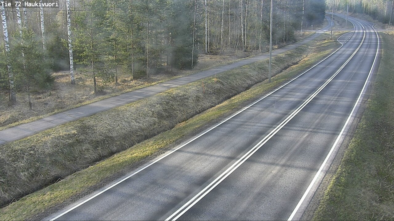 Weather Camera Image Väg 72 Haukivuori, Mikkeli, Etelä-Savo