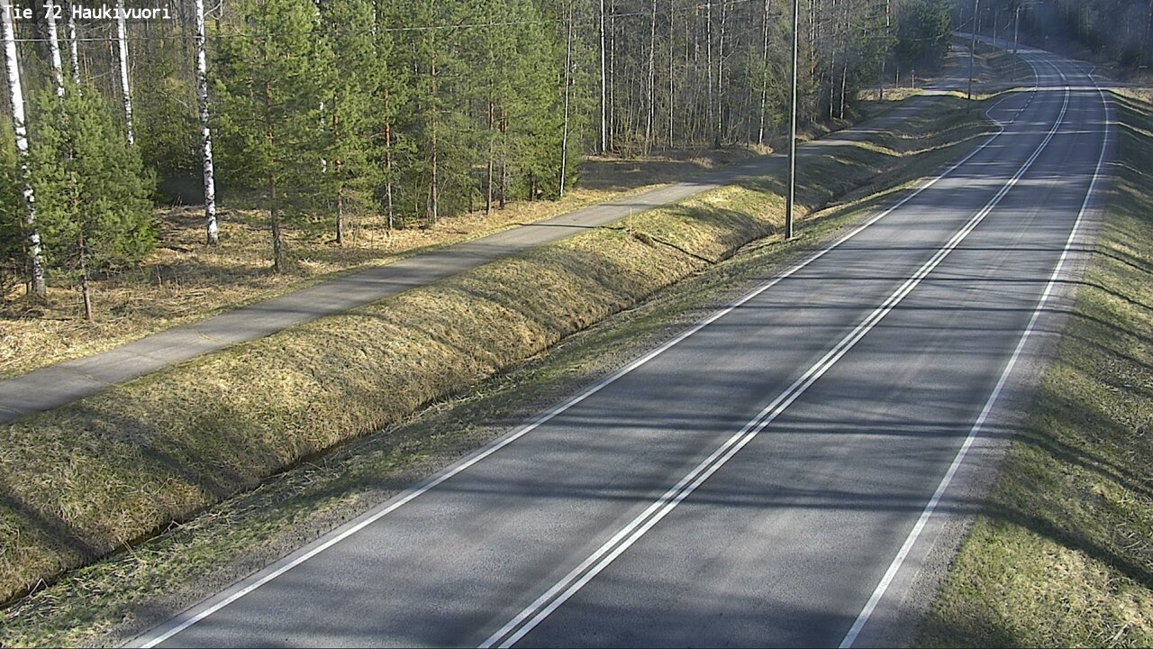 Weather Camera Image Väg 72 Haukivuori, Mikkeli, Etelä-Savo