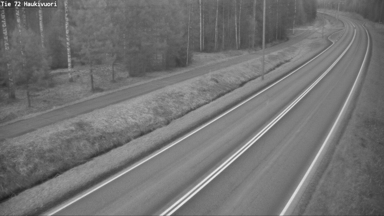 Weather Camera Image Road 72 Haukivuori, Mikkeli, Etelä-Savo