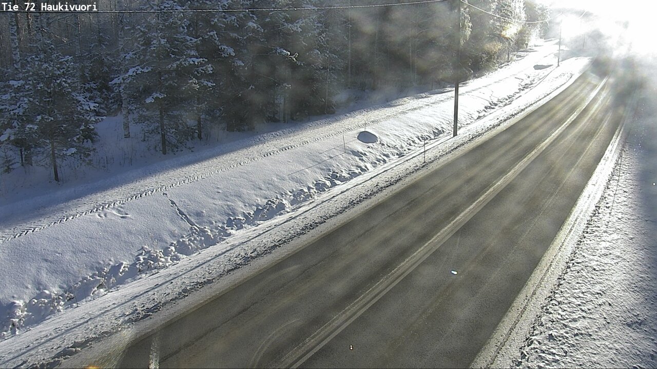Weather Camera Image Väg 72 Haukivuori, Mikkeli, Etelä-Savo