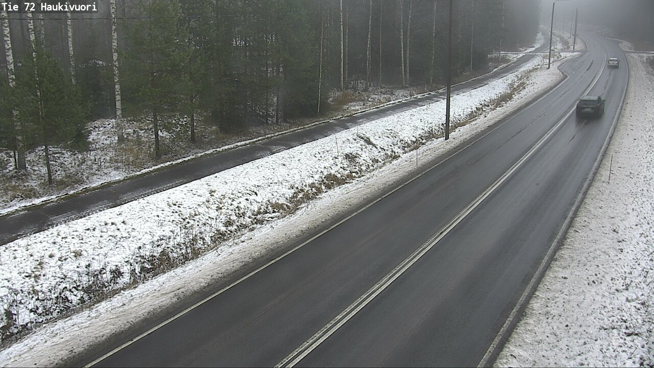 Weather Camera Image Väg 72 Haukivuori, Mikkeli, Etelä-Savo
