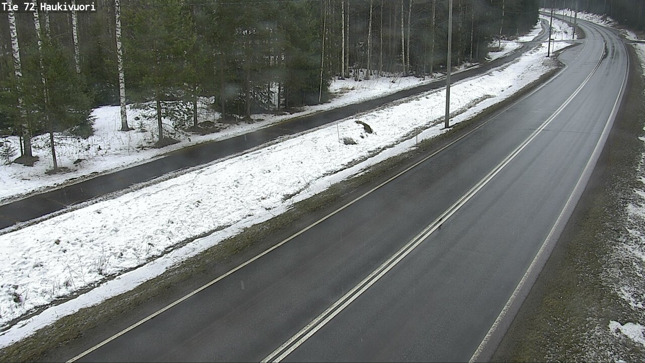 Weather Camera Image Väg 72 Haukivuori, Mikkeli, Etelä-Savo