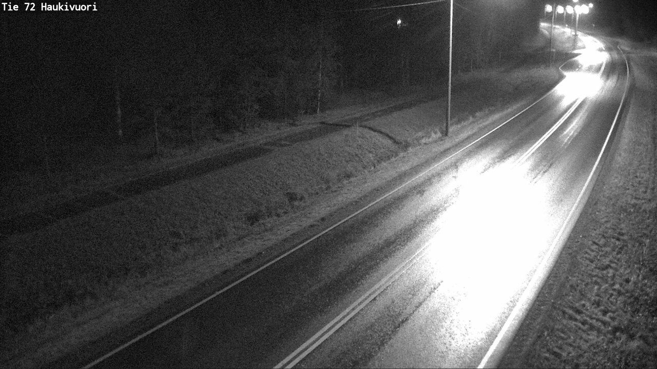 Weather Camera Image Road 72 Haukivuori, Mikkeli, Etelä-Savo