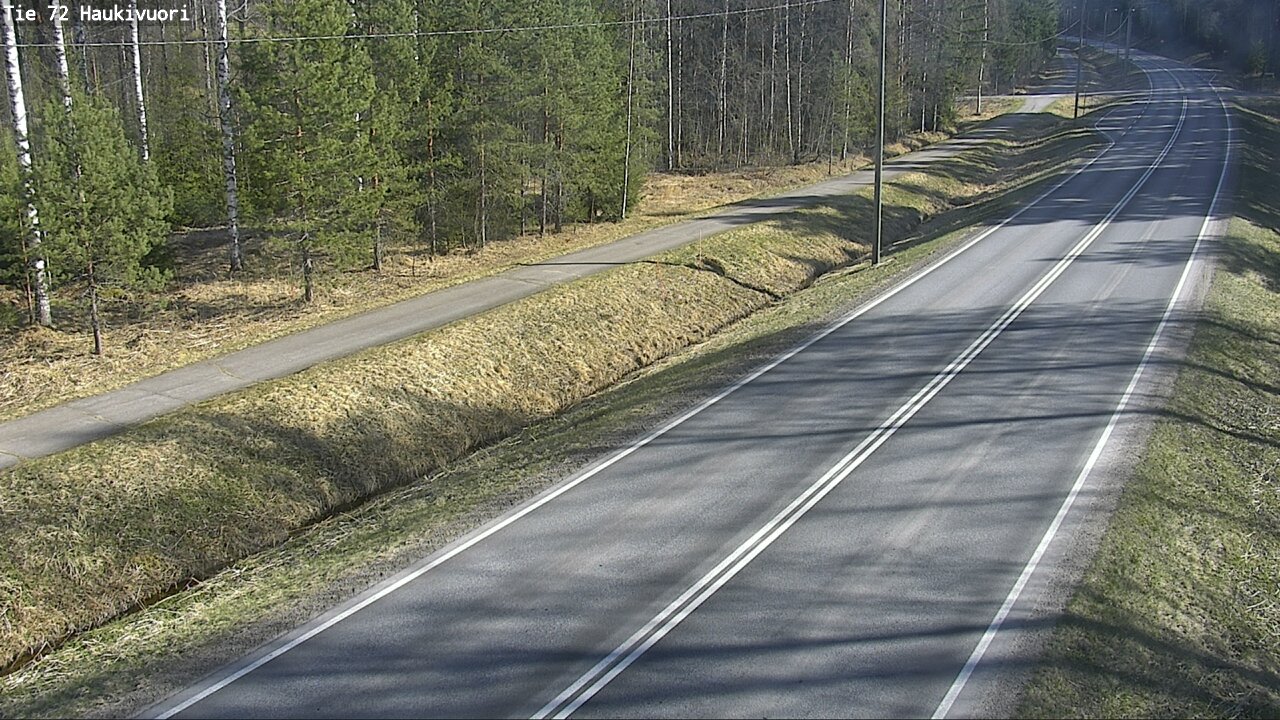 Weather Camera Image Väg 72 Haukivuori, Mikkeli, Etelä-Savo