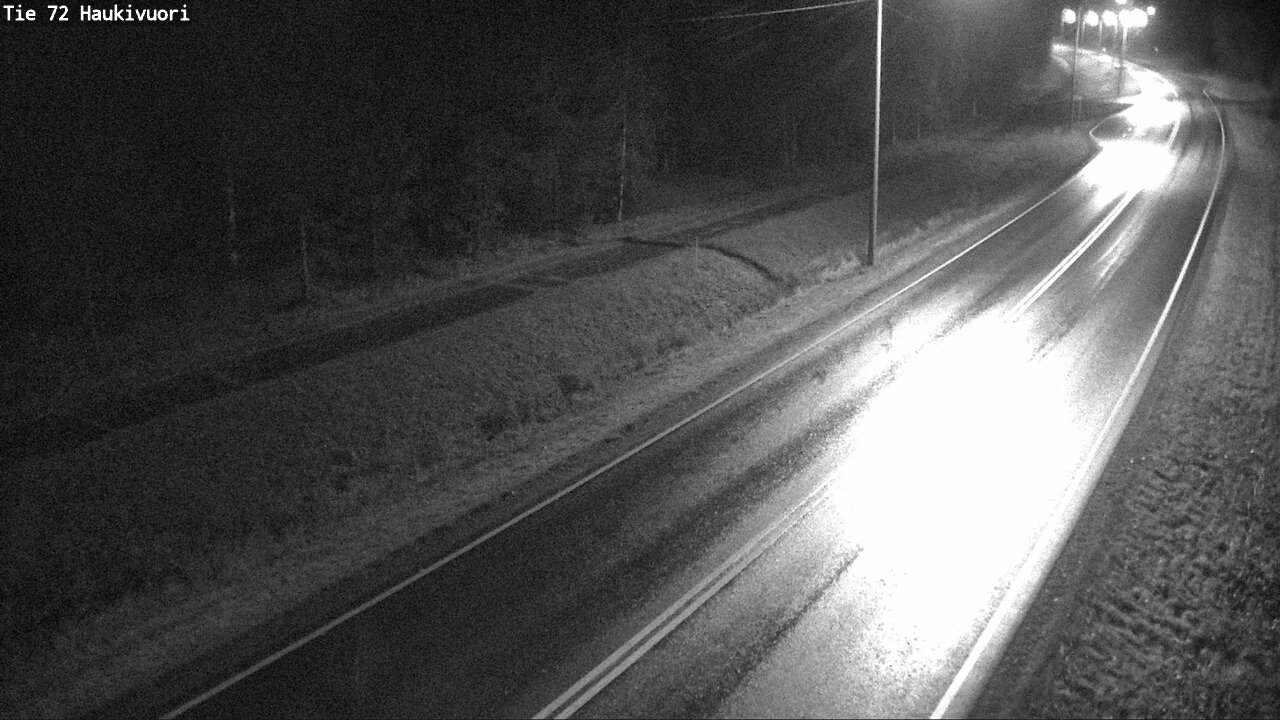 Weather Camera Image Road 72 Haukivuori, Mikkeli, Etelä-Savo