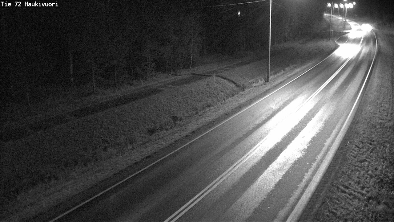 Weather Camera Image Road 72 Haukivuori, Mikkeli, Etelä-Savo