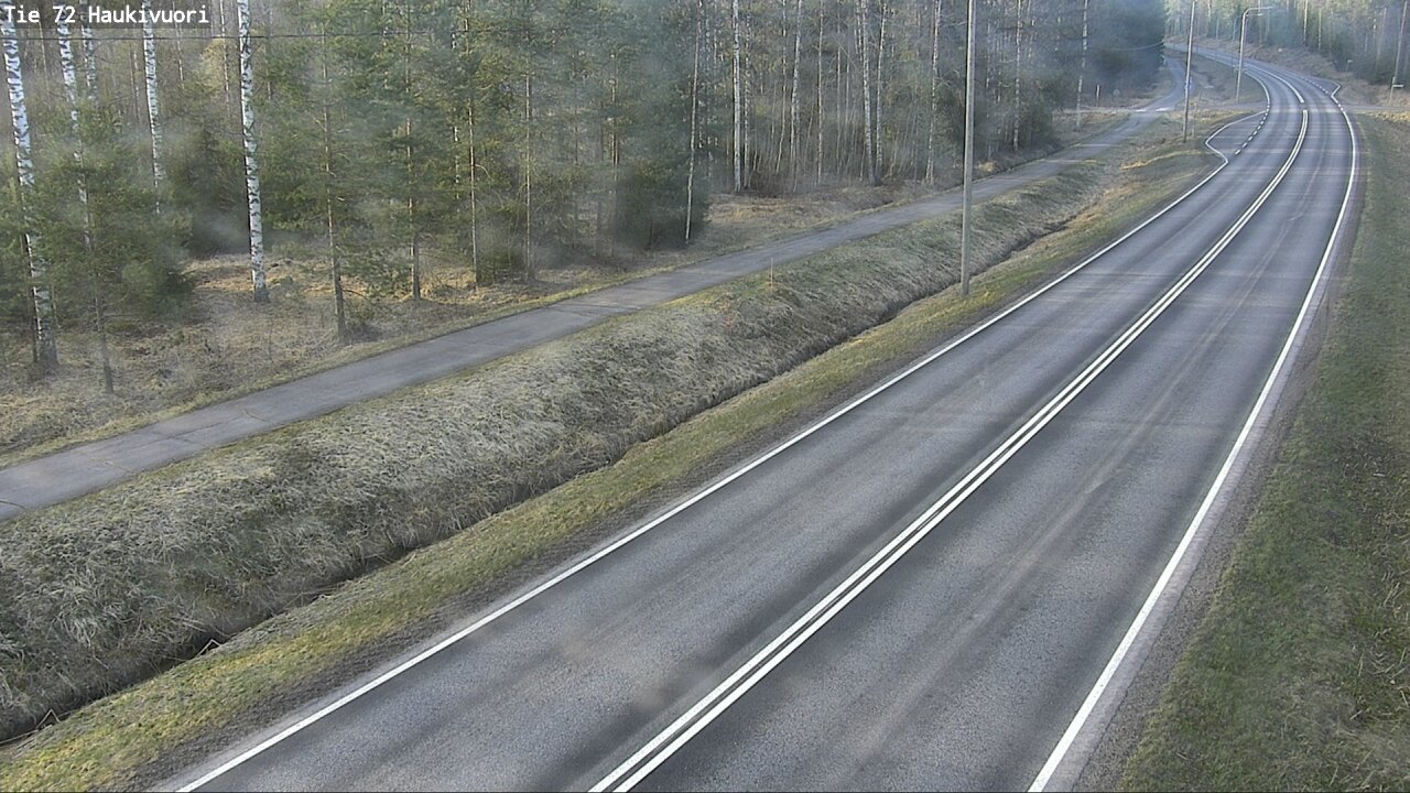 Weather Camera Image Väg 72 Haukivuori, Mikkeli, Etelä-Savo