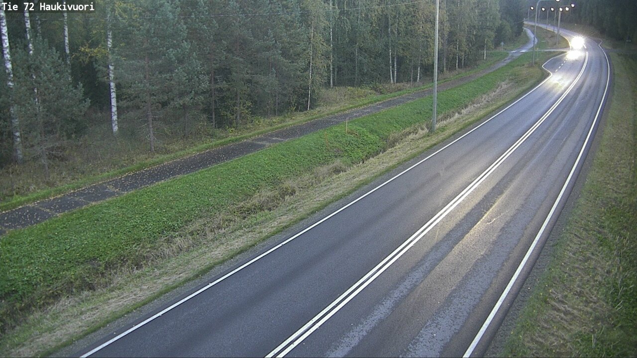 Weather Camera Image Road 72 Haukivuori, Mikkeli, Etelä-Savo